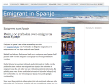 Tablet Screenshot of emigrantinspanje.nl